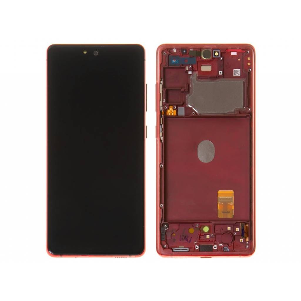 Display Samsung G780/S20 FE Comp. Negro -Calidad GH (Con Marco) (Rojo)